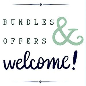 Open to offers and bundles!